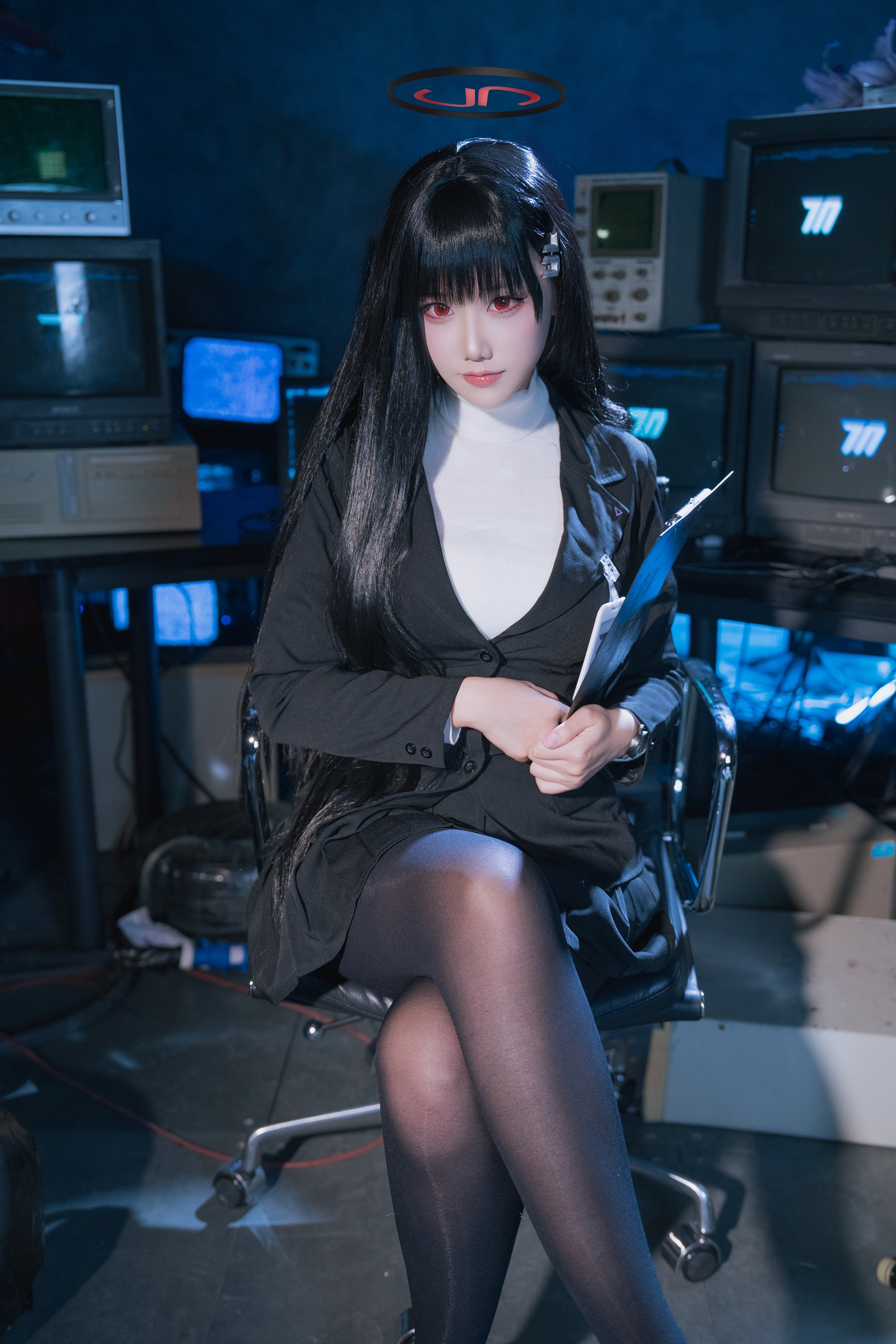 图片[1]-lunananya – NO.033 blue archive 調月リオ [30P]-XikXak